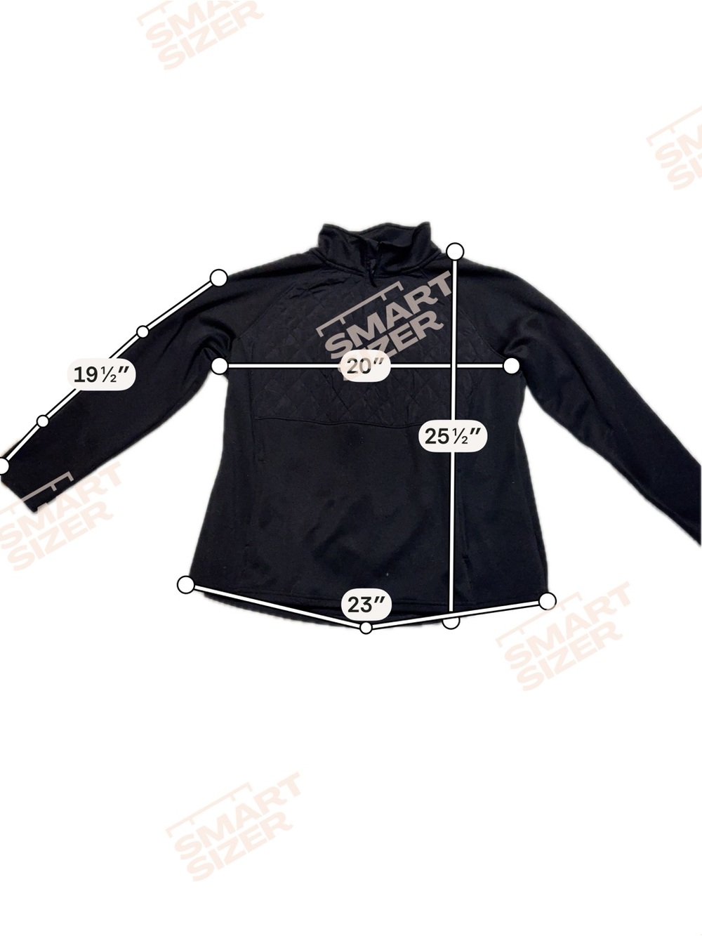 Avia Black Half-Zip Athletic Pullover